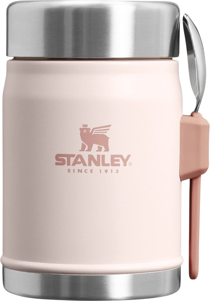 Tarro de comida legendario Stanley + tenedor | 0,4l - cuarzo rosa