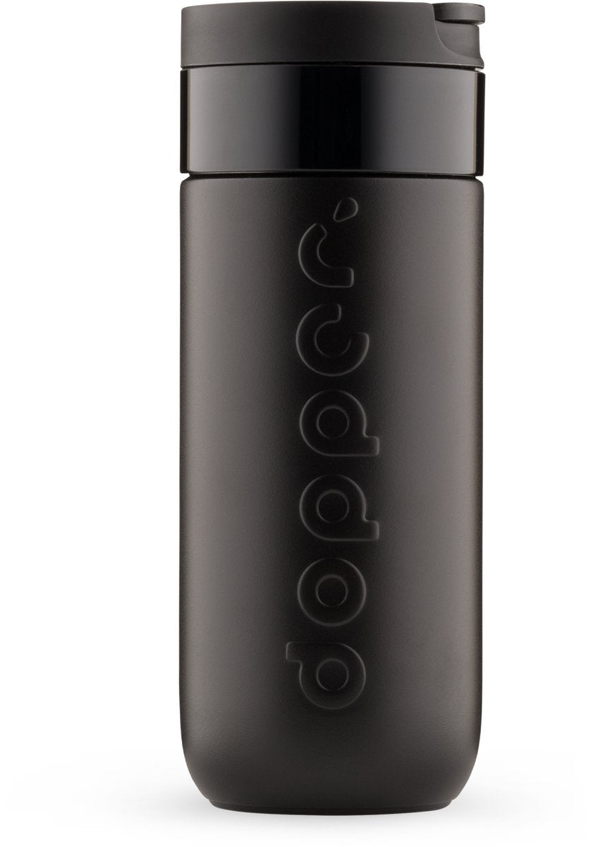 Thermos da viaggio Dopper - 400 ml - nero brillante