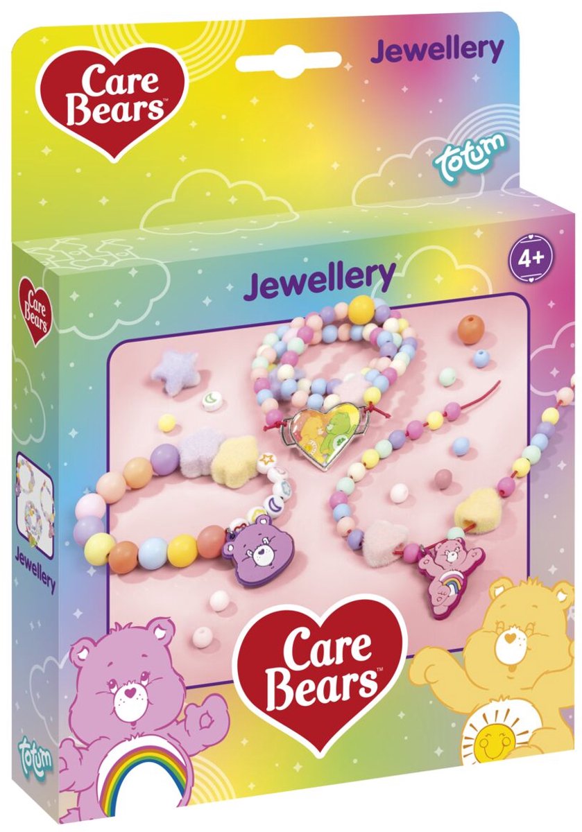 Totum ositos cariñosos ositos cariñosos haciendo bisutería 2 pulseras y collar - juguetes para niñas a partir de 4 años regalo consejo confección pulseras manualidad