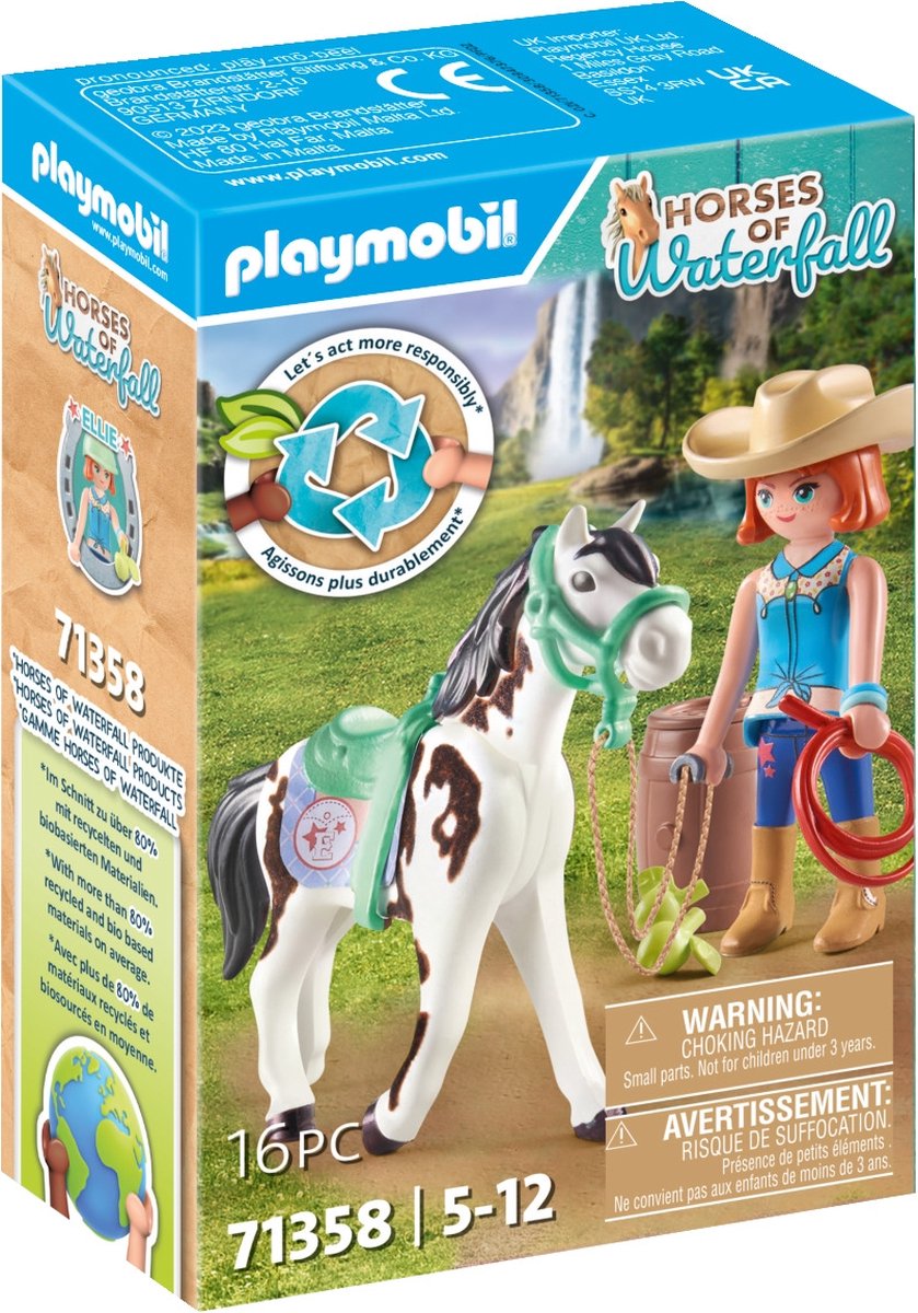 Cavalli da gioco o cascata Ellie e segatura set 71358