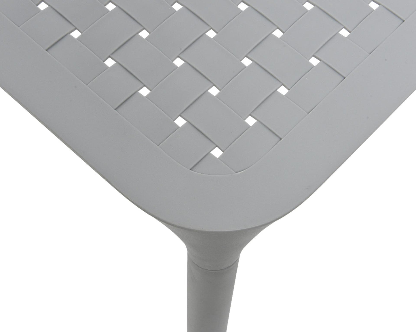 Mesa franqueo plastico 65x65cm antracita