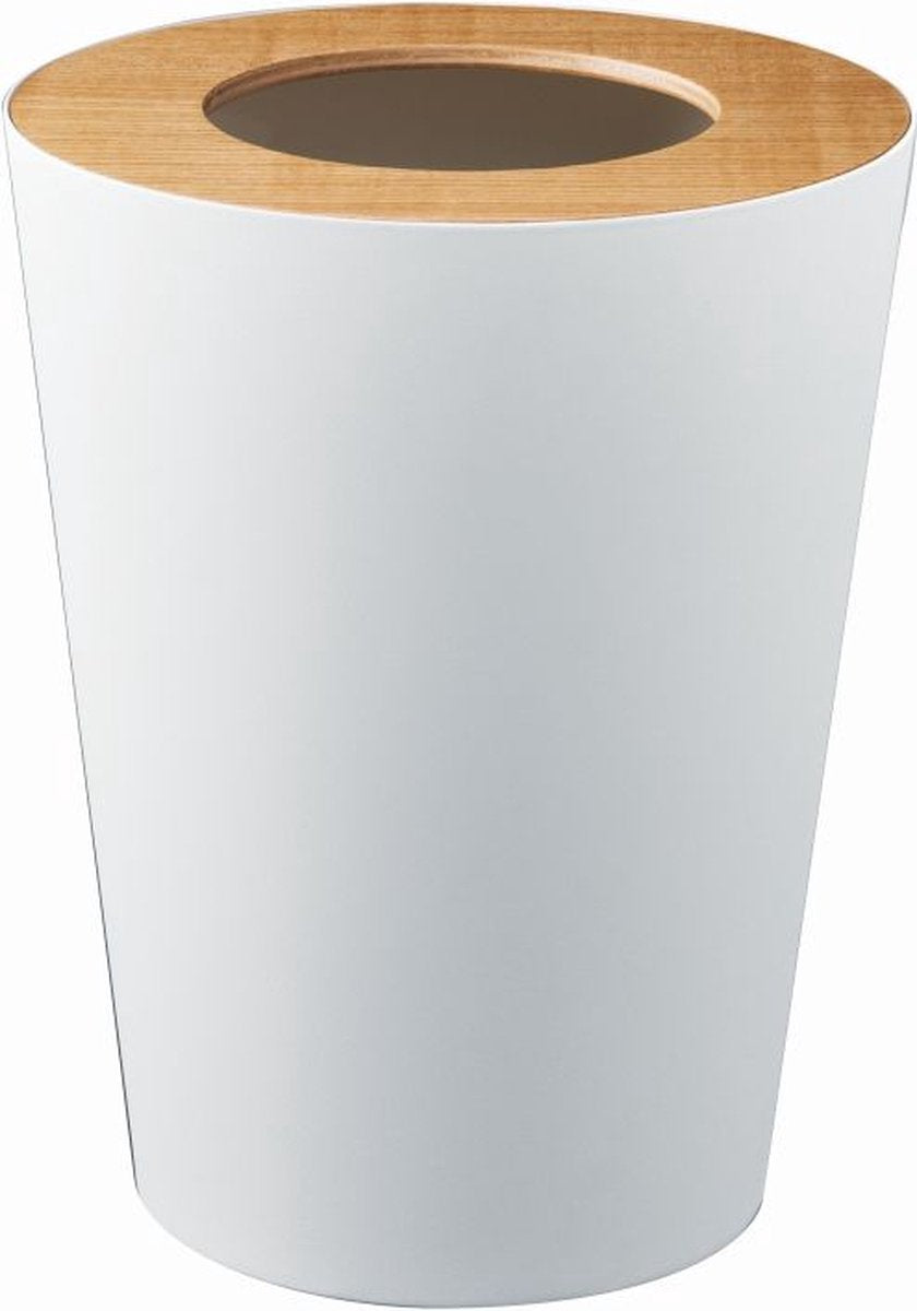 Papelera Yamazaki - redonda - rin - blanco