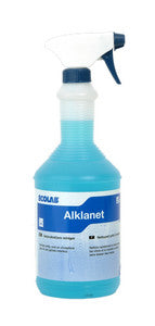 Detergente per vetri Ecolab alklanet in flacone spray (1 litro)