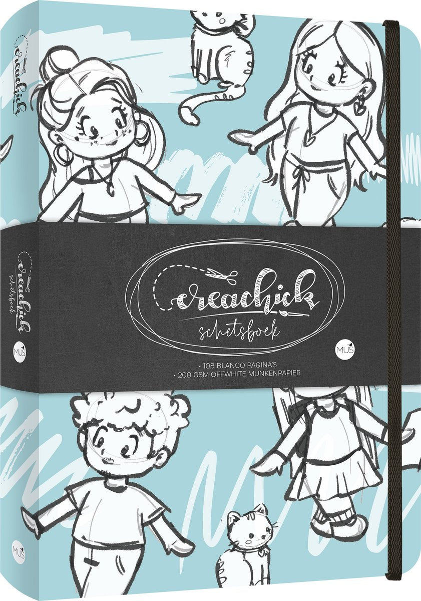 Cuaderno de bocetos Kluitman creachick azul