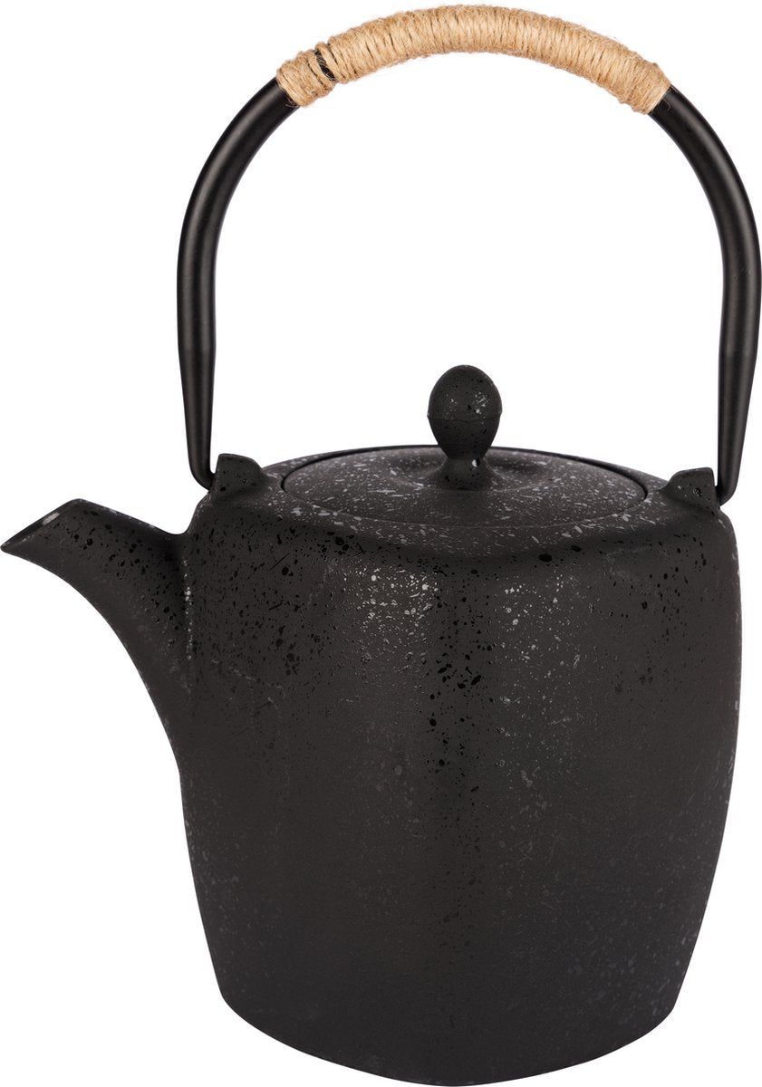 Teiera accogliente e trendy - ghisa - 1l3 - grigio scuro
