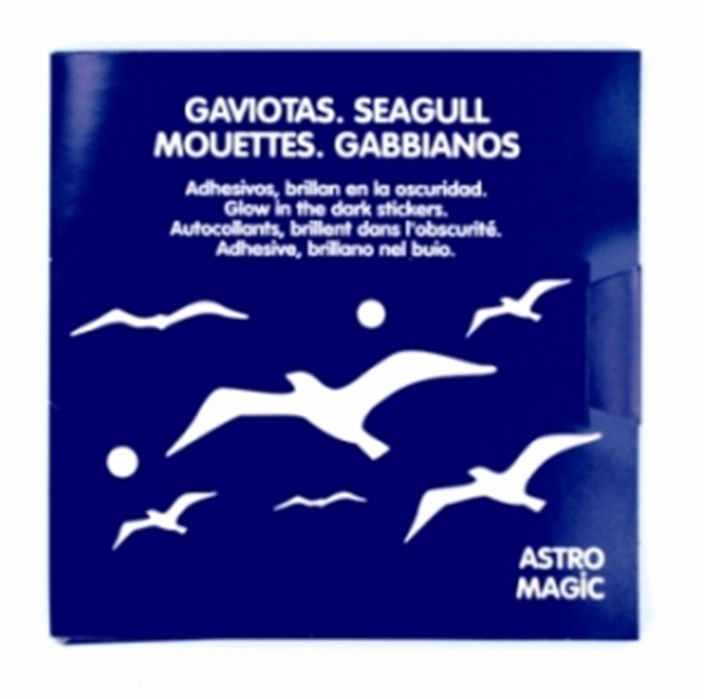 Adesivi luminescenti gabbiani (10 pz