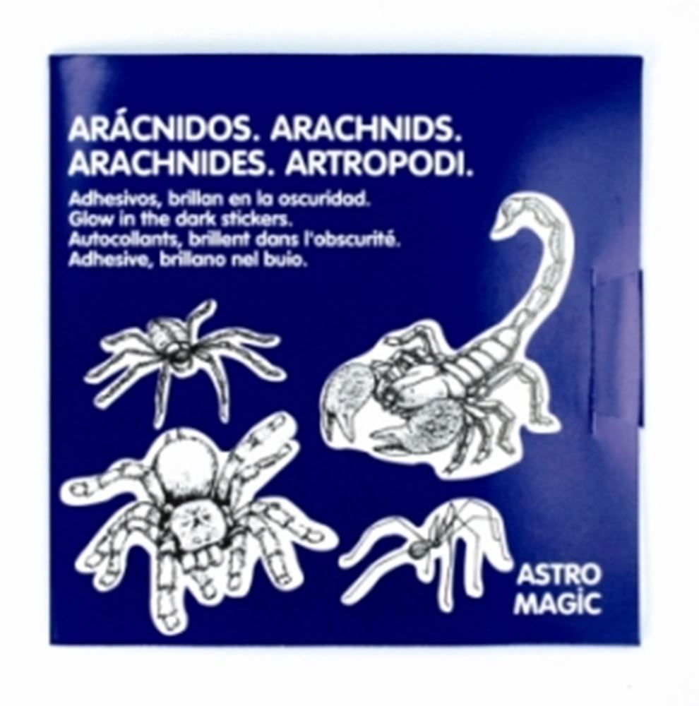 Adesivi fosforescenti ragni (10 pz)