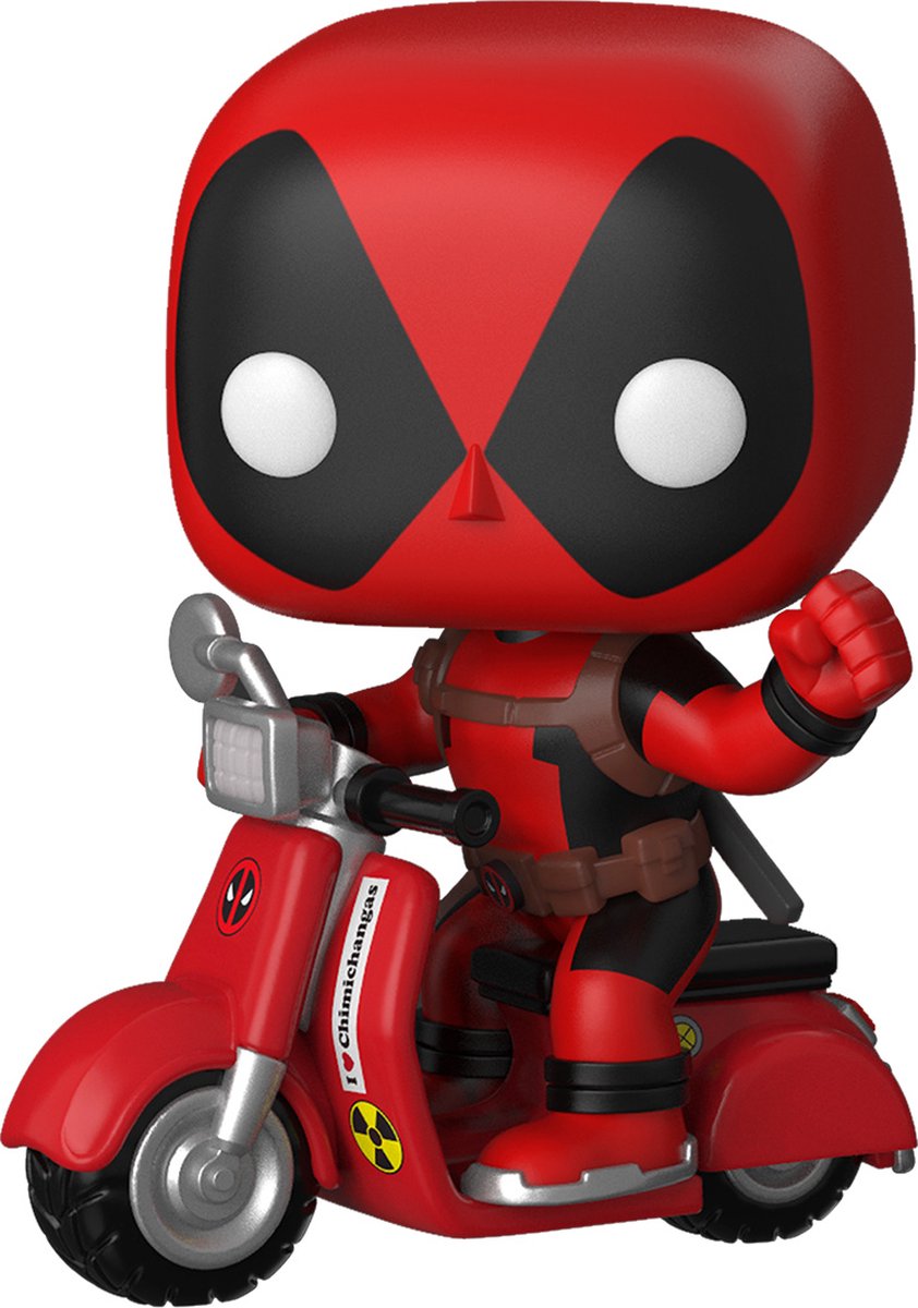¡Funko pop! deadpool deadpool en scooter - figura coleccionable #45
