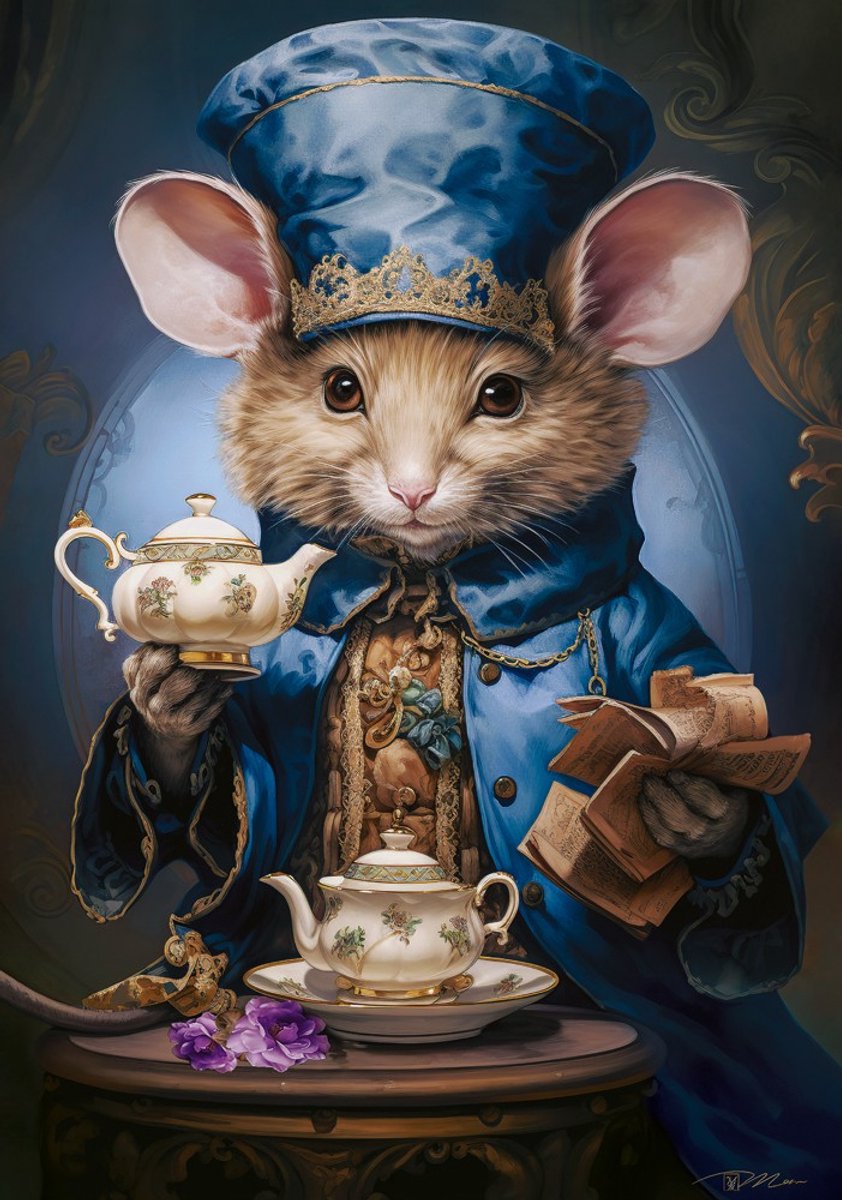 Puzzle Castorland Tea Time - Puzzle da 500 pezzi per adulti.