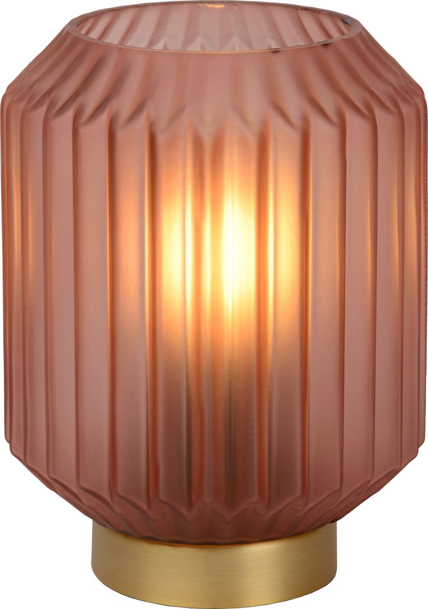 Lucide sueno - tafellamp - ø 13 cm - 1xe14 - roze