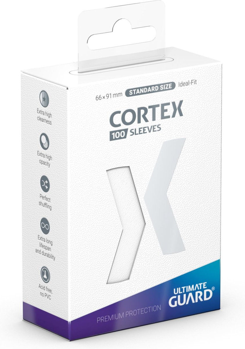 Mangas Ultimate Guard Cortex tamaño estándar (100) - blanco