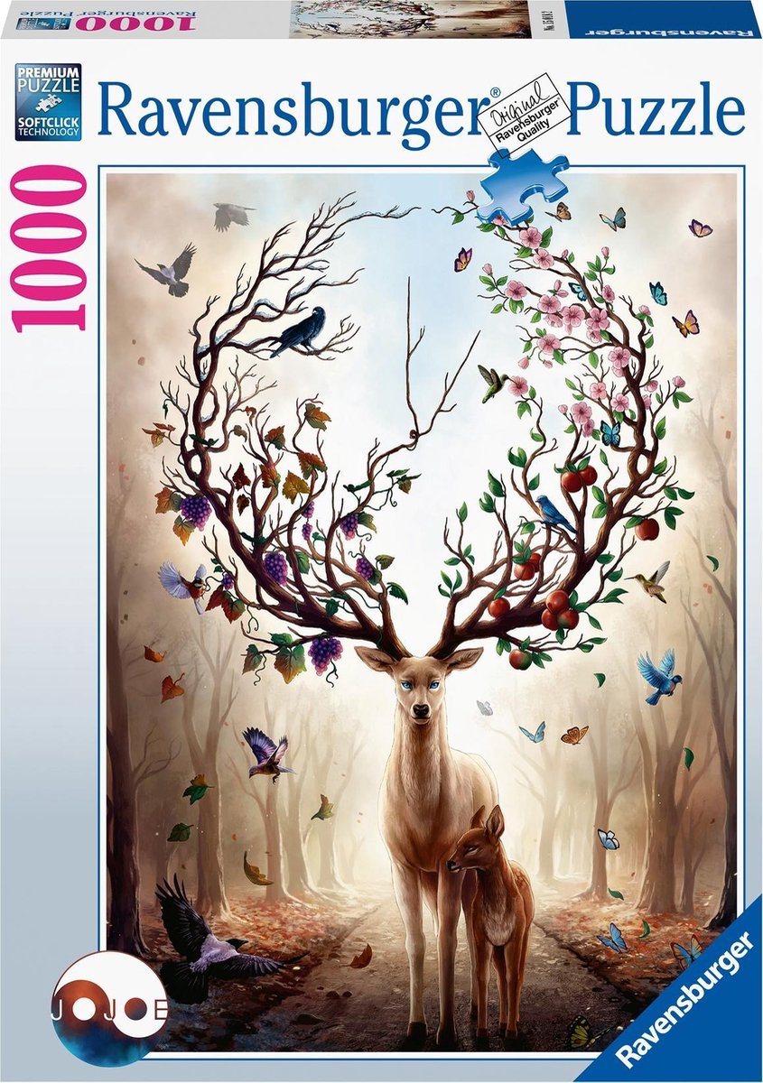 Ravensburger puzzle fantasy cervo - puzzle - 1000 pezzi