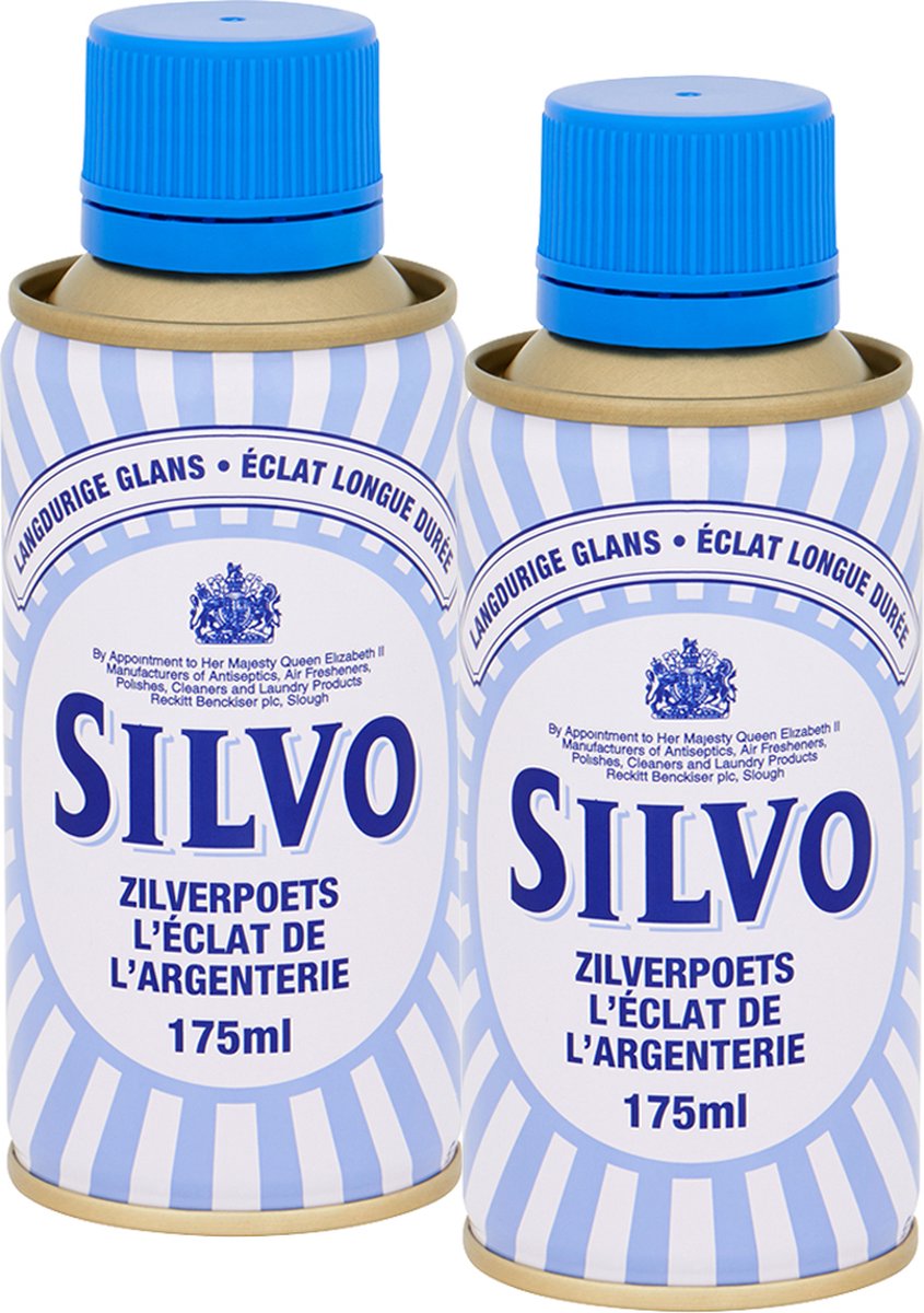 Silvo zilverpoets 2 x 175 ml - voordeelverpakking