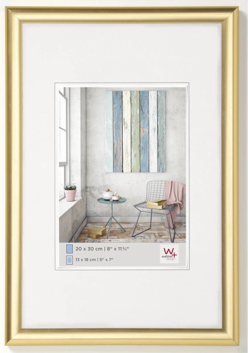 Walther trendstyle - cornice in plastica - misura foto 50x60 cm - oro