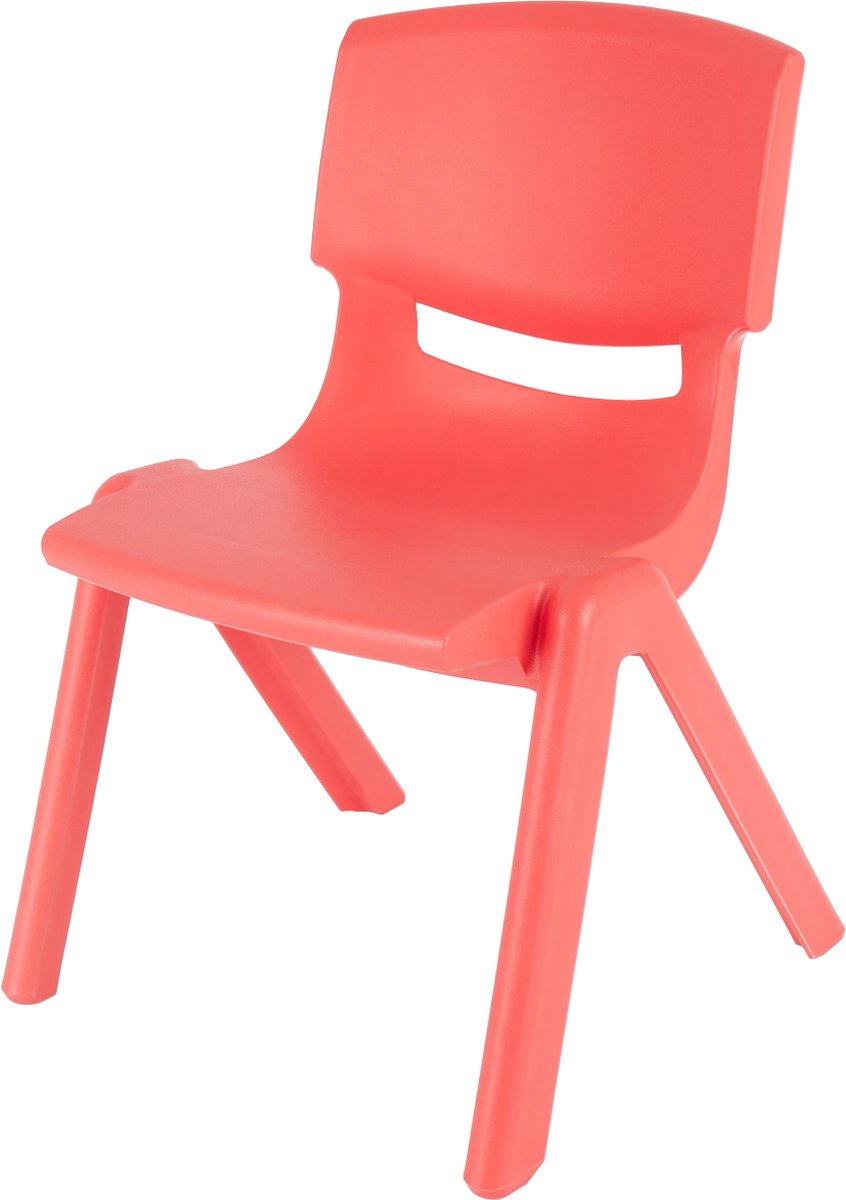 Silla infantil bieco de plástico rojo 04000005