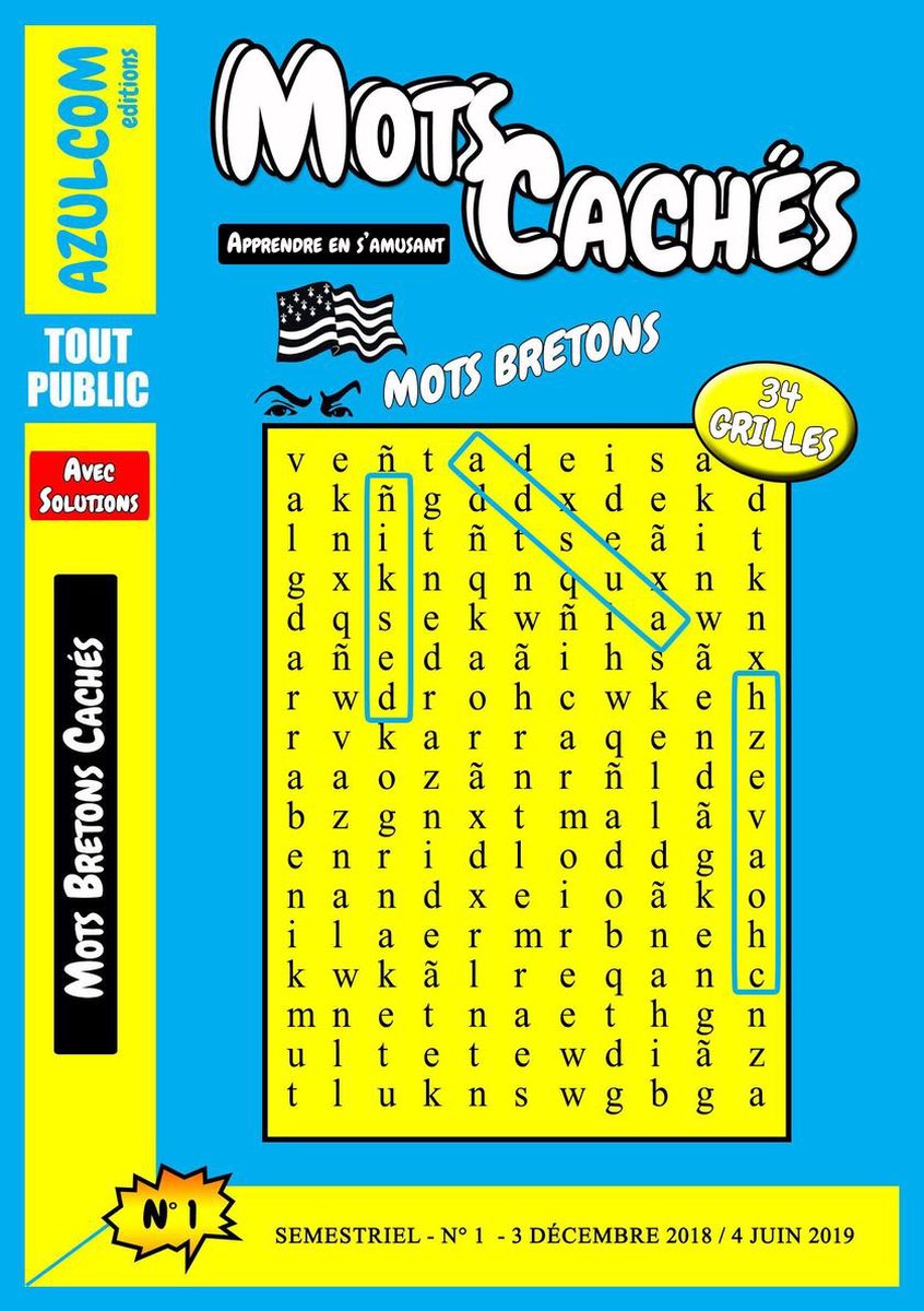 Mots cachés - mots bretons
