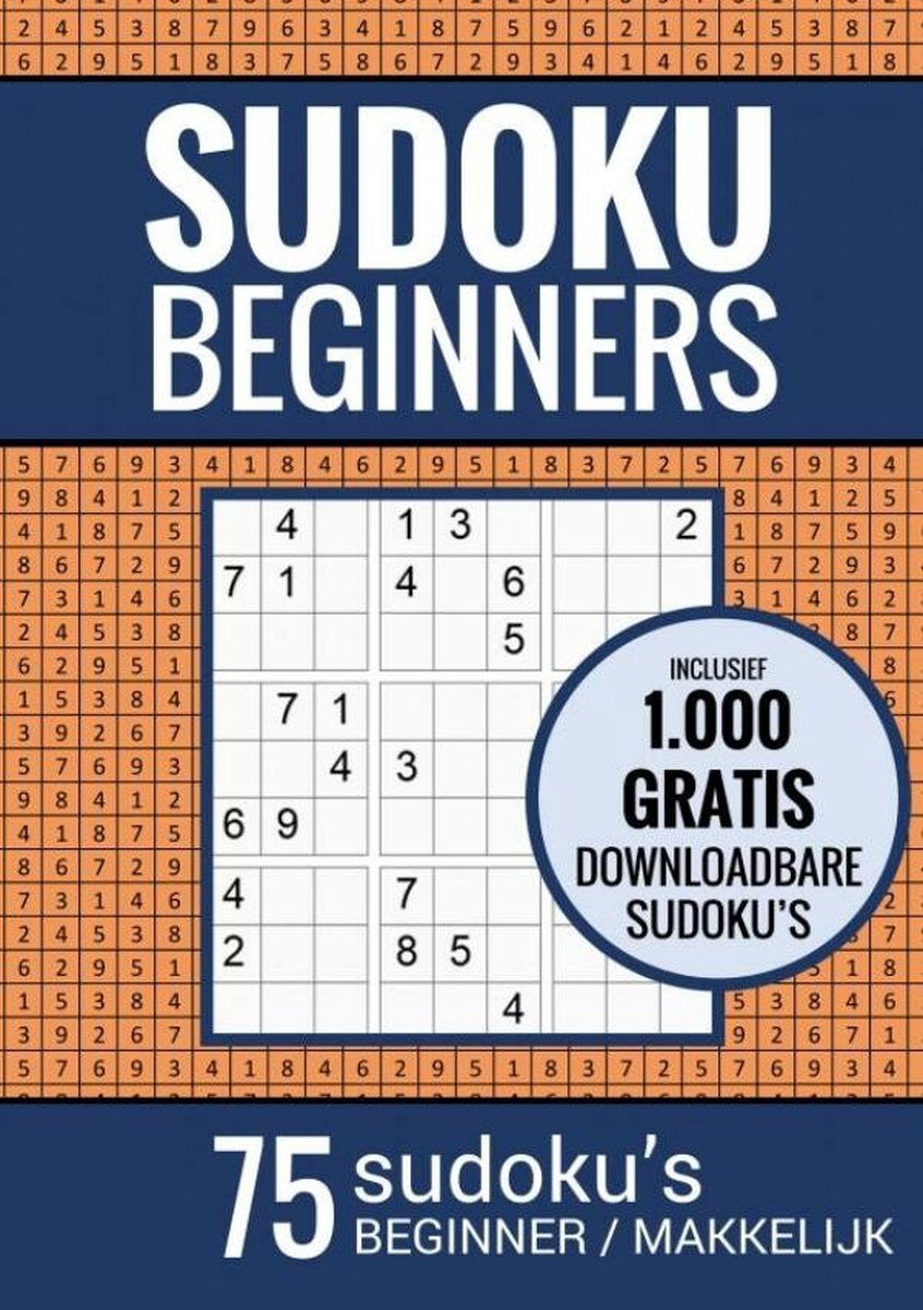 Brandless sans marque sudoku facile - libro di puzzle per principianti: 75 semplici sudoku per adulti e anziani