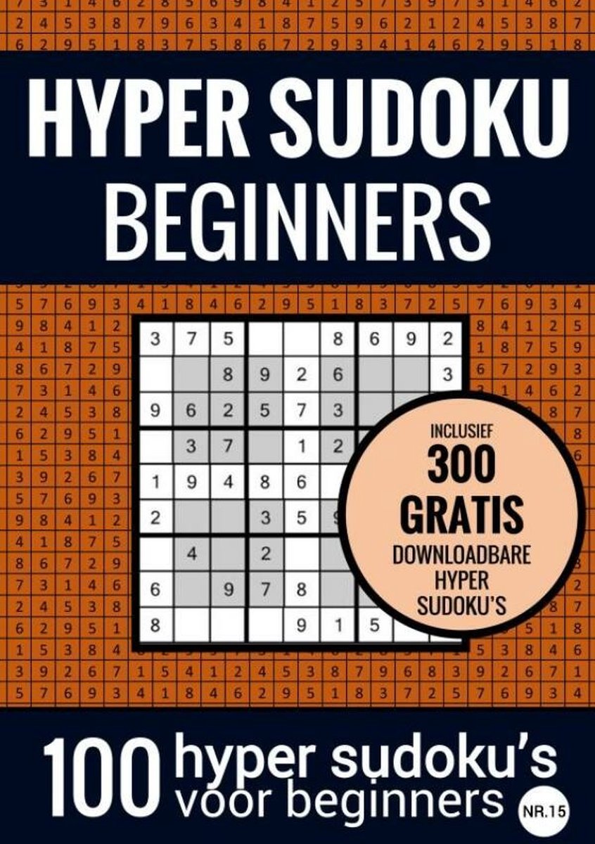 Iper sudoku - no. 15 - sudoku facile - libro di puzzle con 100 puzzle facili per adulti e anziani