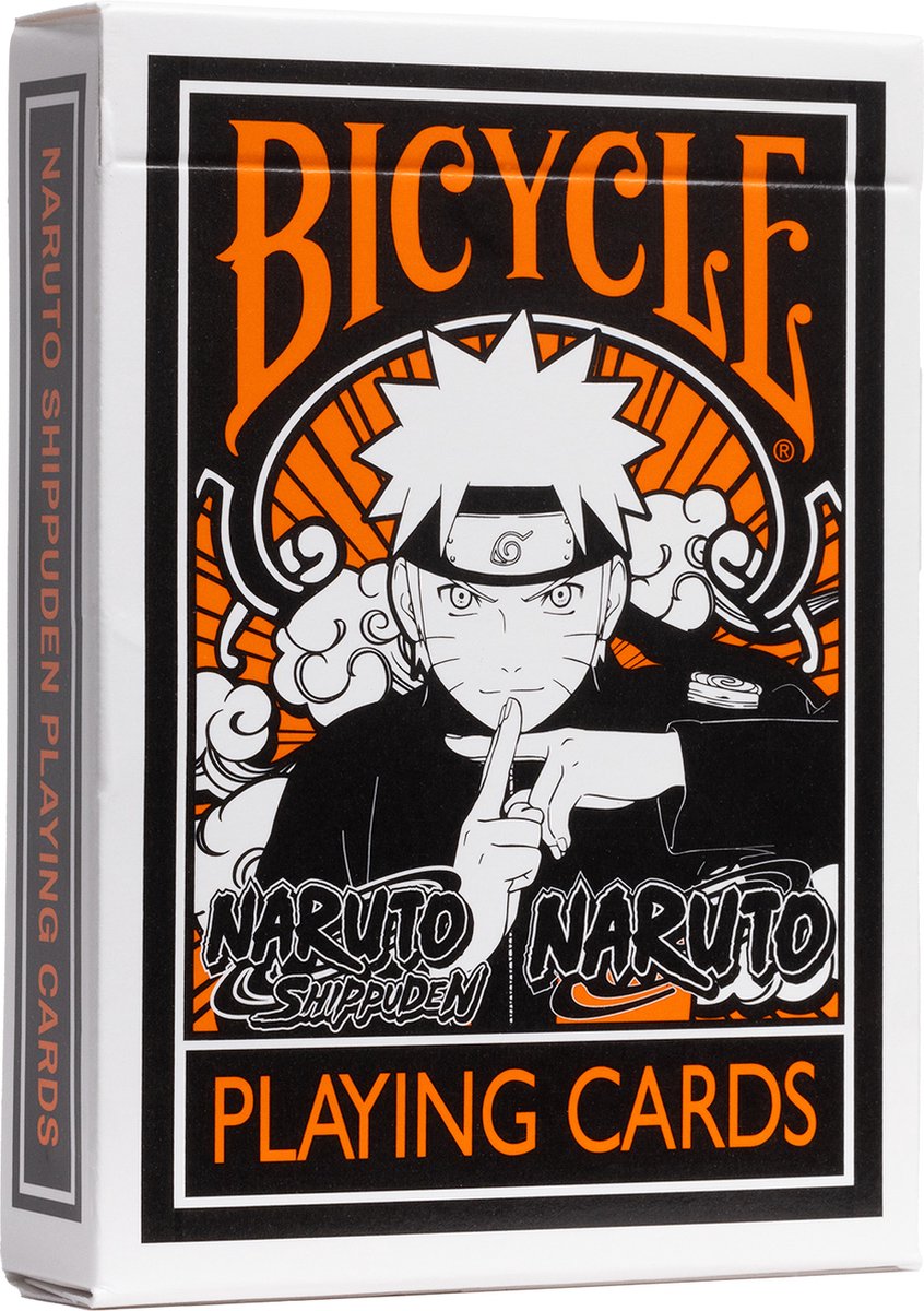 Bicycle naruto - premium speelkaarten - official licensed naruto - poker - manga anime collection