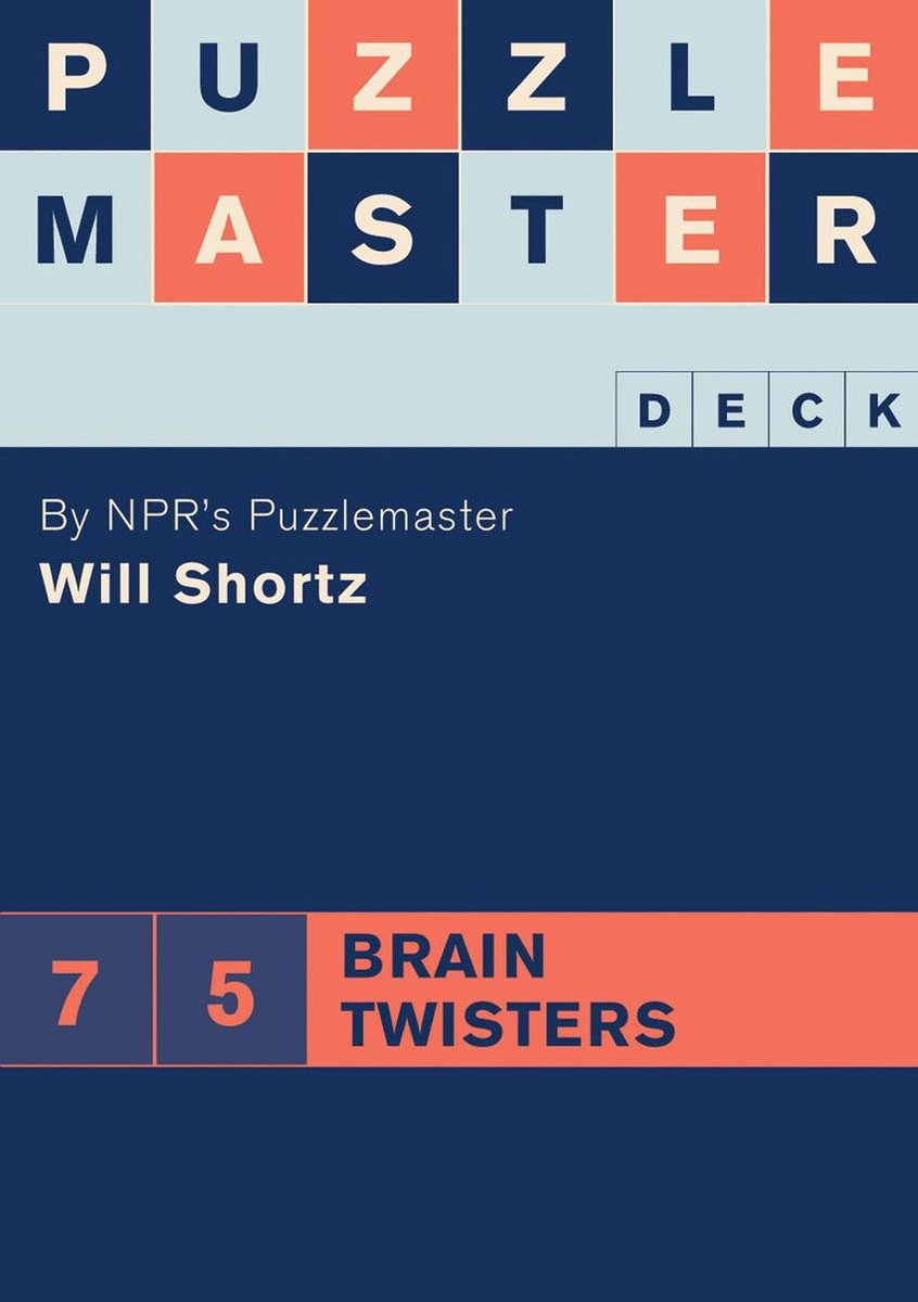 Puzzlemaster deck - puzzlemaster deck: 75 brain twisters