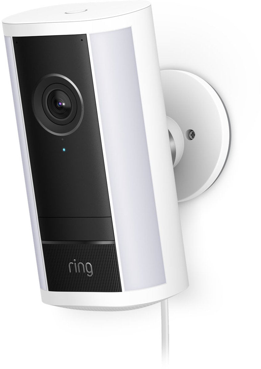 Ring outdoor camera pro (última generación) - enchufable - blanco - 4k