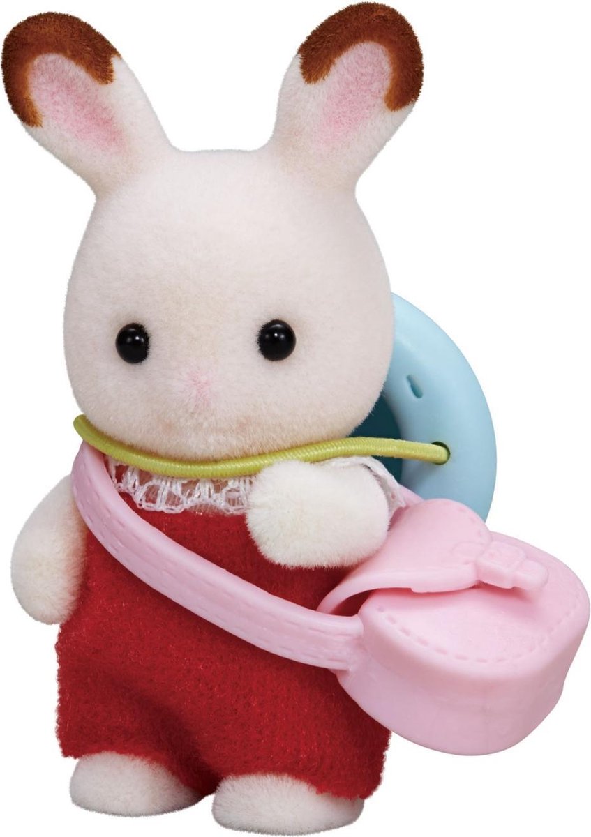 Sylvanian families 5405 baby chocoladekonijn- fluweelzachte speelfiguur
