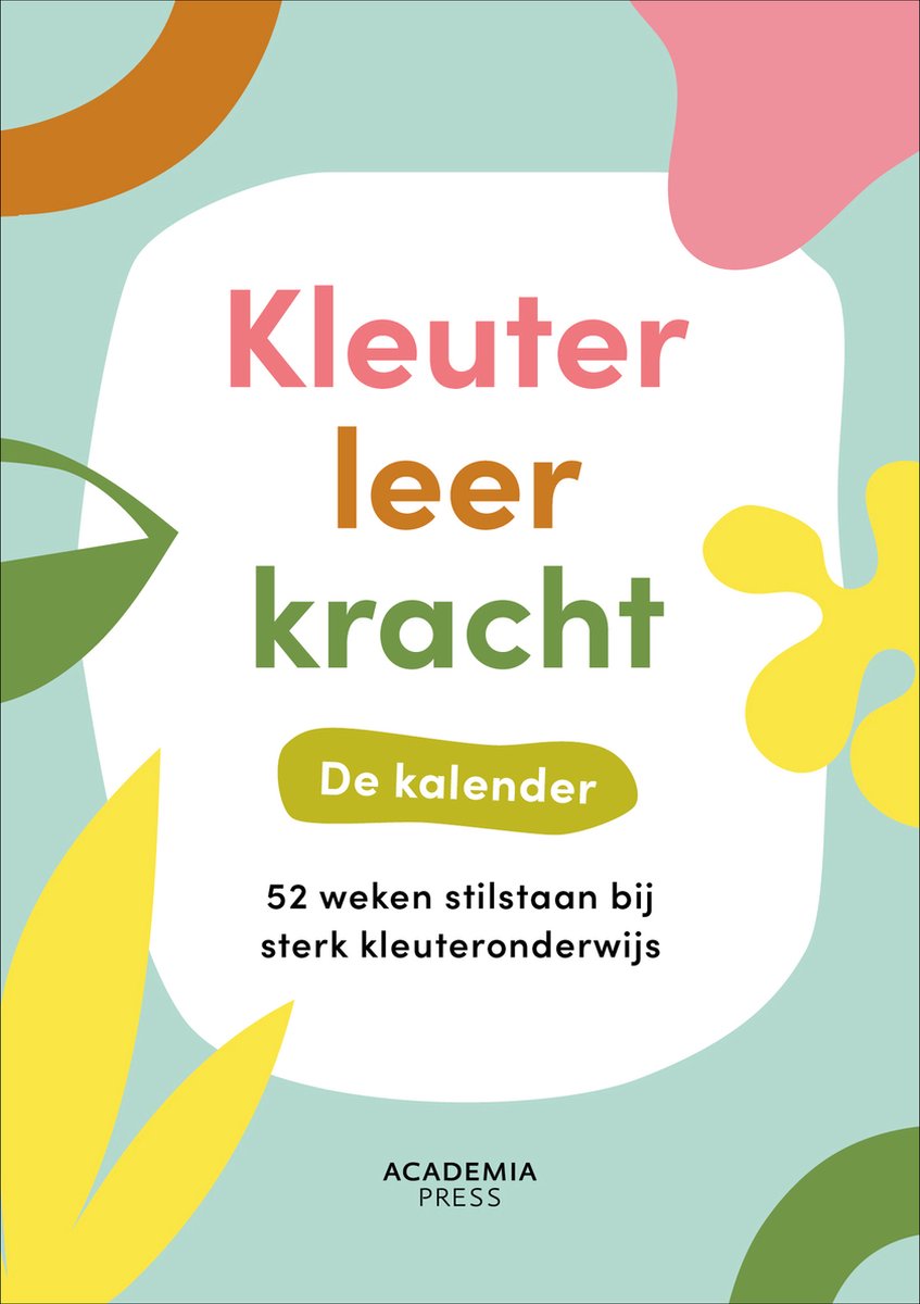 Merkloos sans marque kleuterleerkracht de kalender
