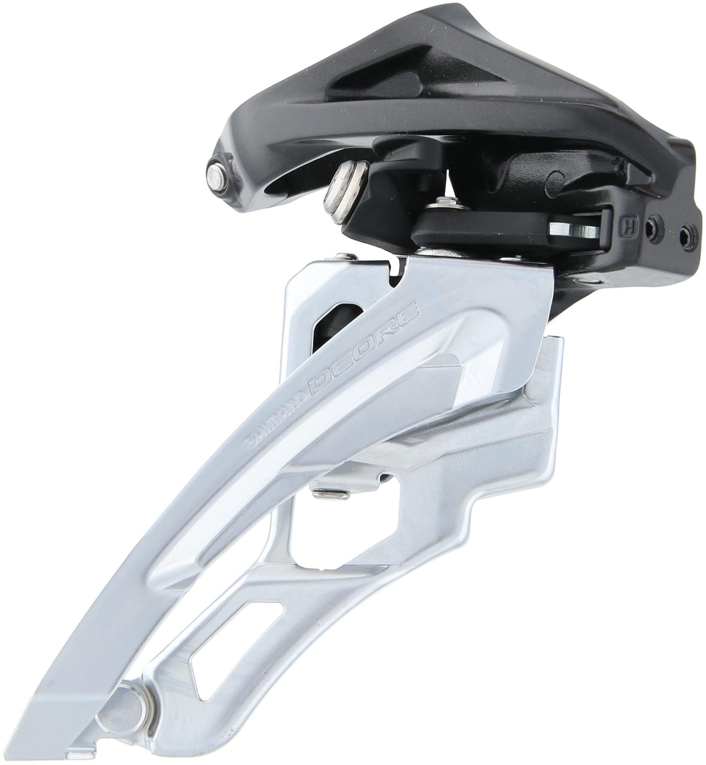 Shimano Voorkerailleur 3 x 10 velocidades Deore FC-M6000 Swing Swing High Clamp 40-42t Negro