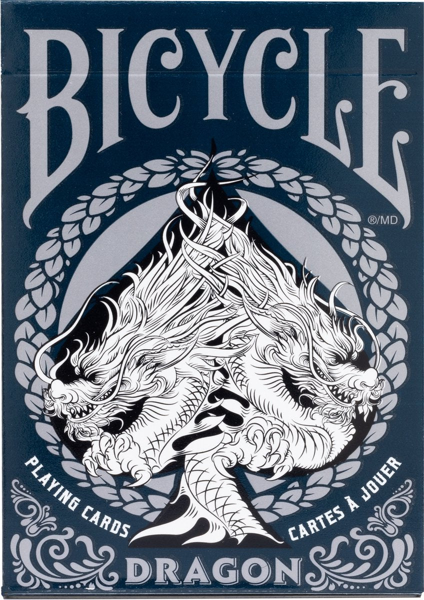 Cartamundi bicicleta dragón blanco naipes - dragones míticos
