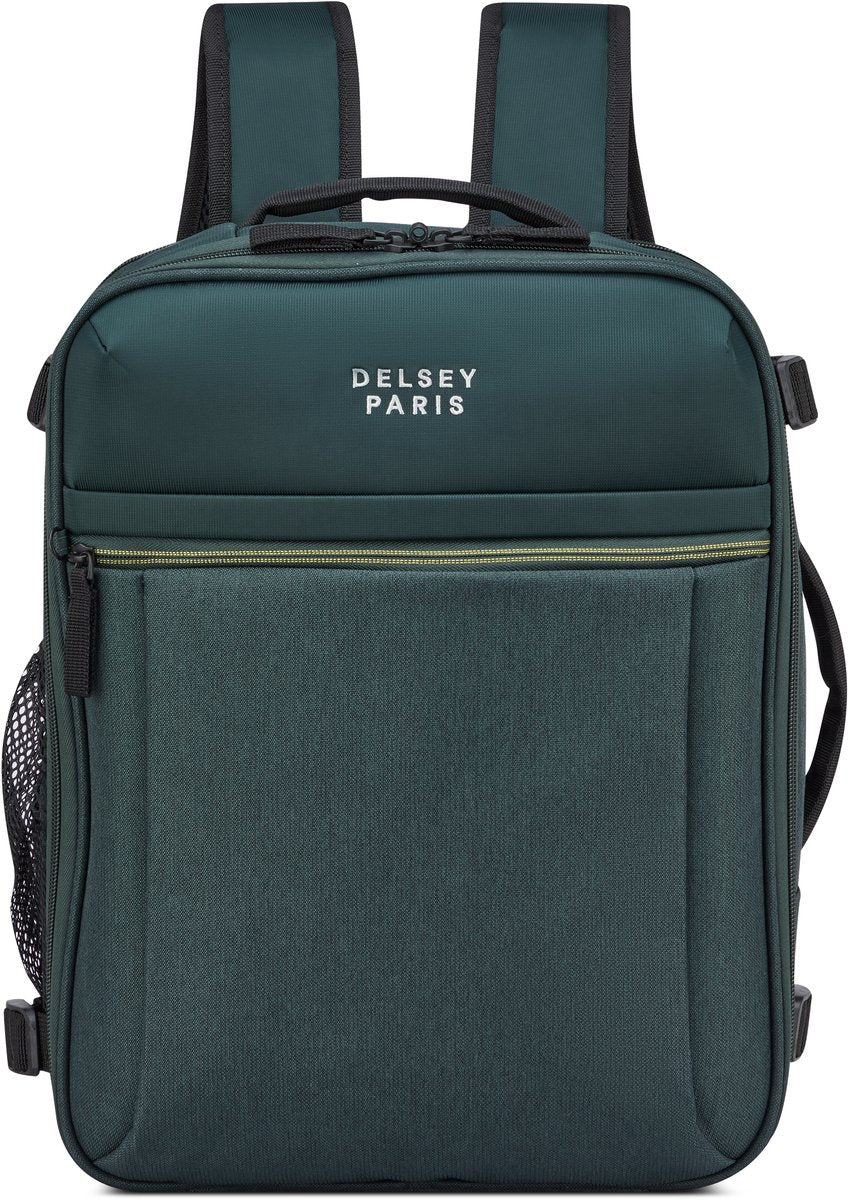 Delsey brochant 3 underseater backpack 40 cm – 24l – 0.6 kg – recycled polyester – laptop compartment 16” – smart sleeve – pine green