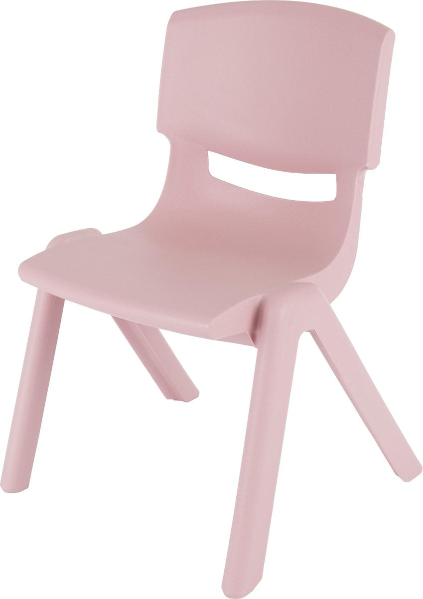 Trona de plástico rosa antiguo Bieco