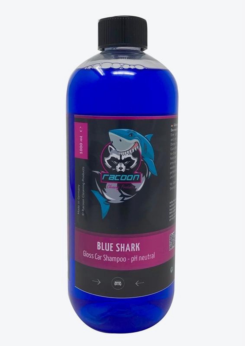 Shampoo per auto procione squalo blu 1000 ml blu