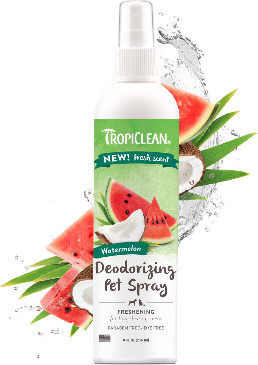 Spray deodorante all'anguria Tropiclean, 8 once