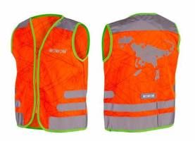 Wowow reflexionando la chaqueta de utilidad wowow tamaño m oranje