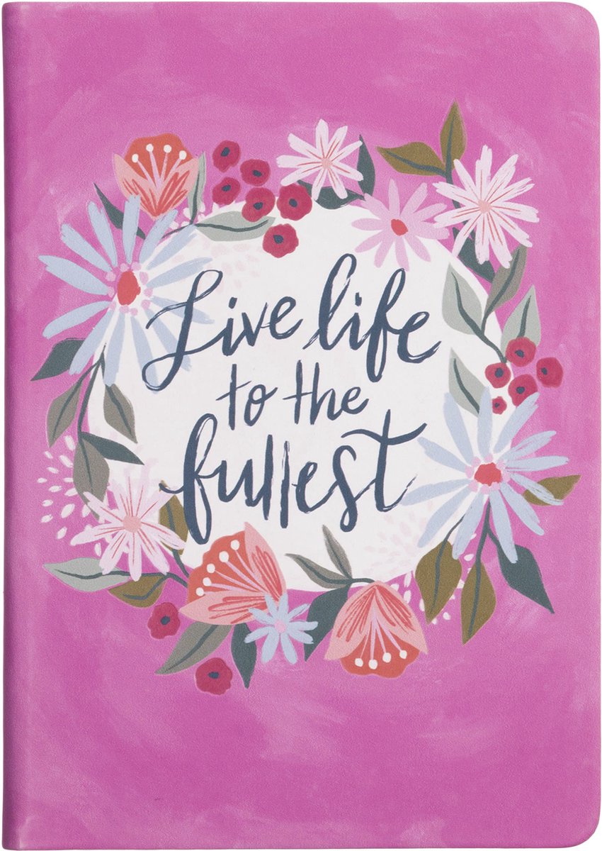 Cuaderno Eccolo - vive la vida al máximo - línea - aprox. 15x20cm - ec-d460a