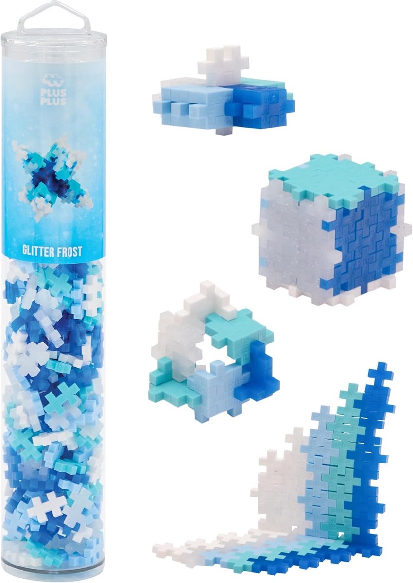 Plus plus tubo glitter plus-plus: 240 pezzi (4305)