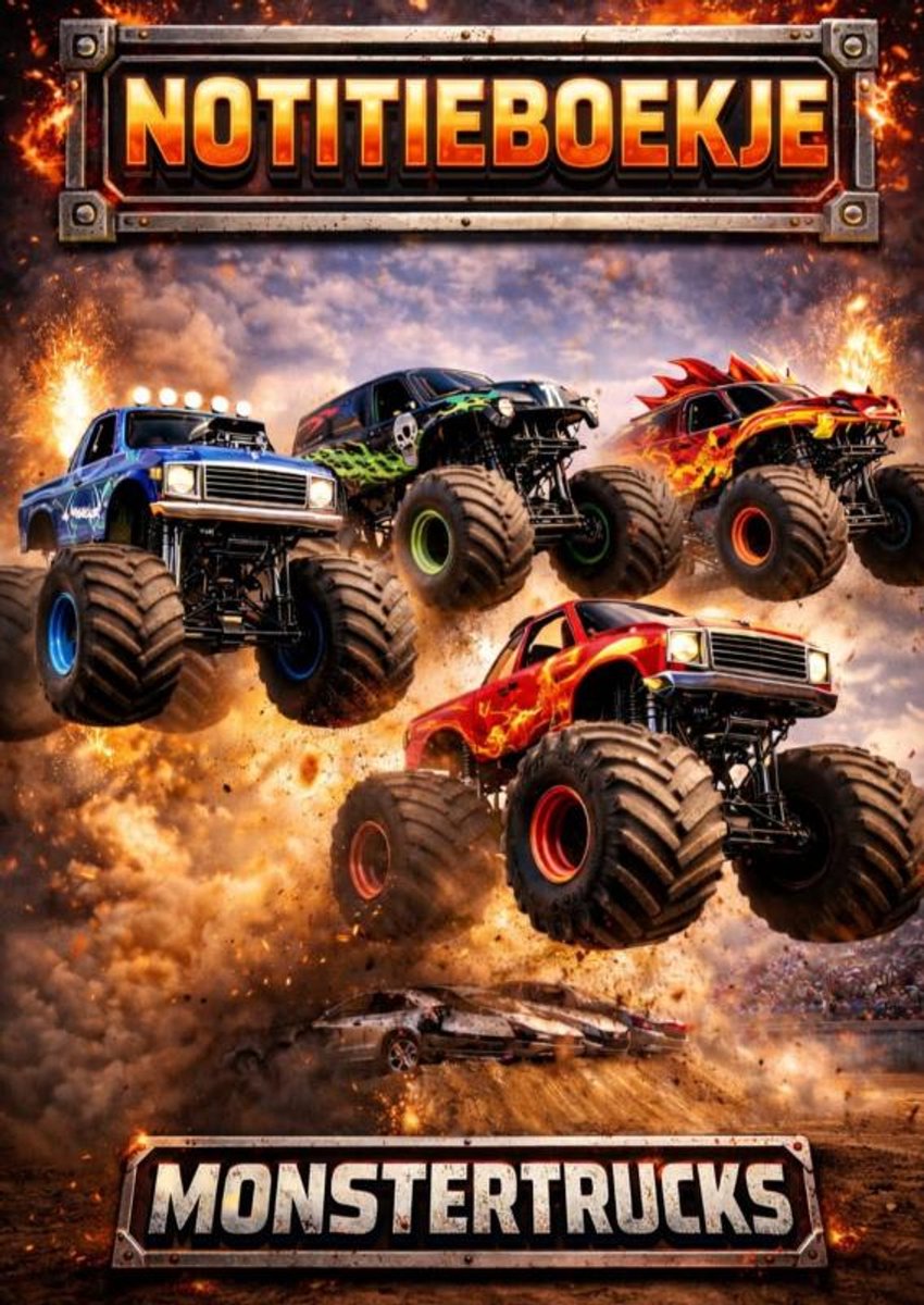 Notitieboekje, monstertrucks