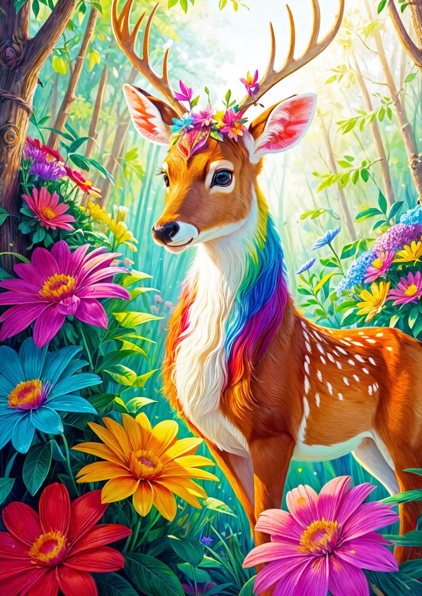 Divertiti con il magico puzzle del cervo da 1000 pezzi