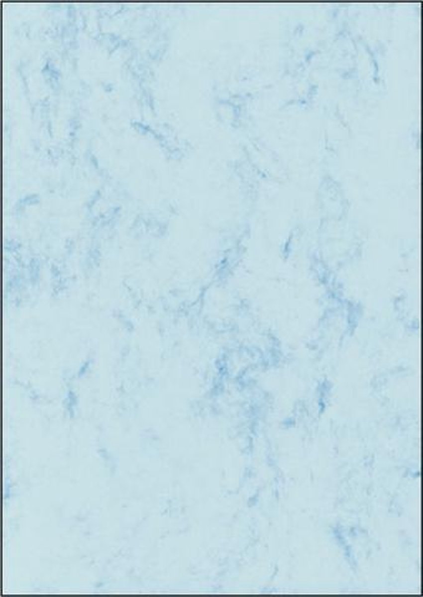 Sigel design paper a4 - with marble blue motif - two-sided - 200 grams - 50 sheets - si-dp551