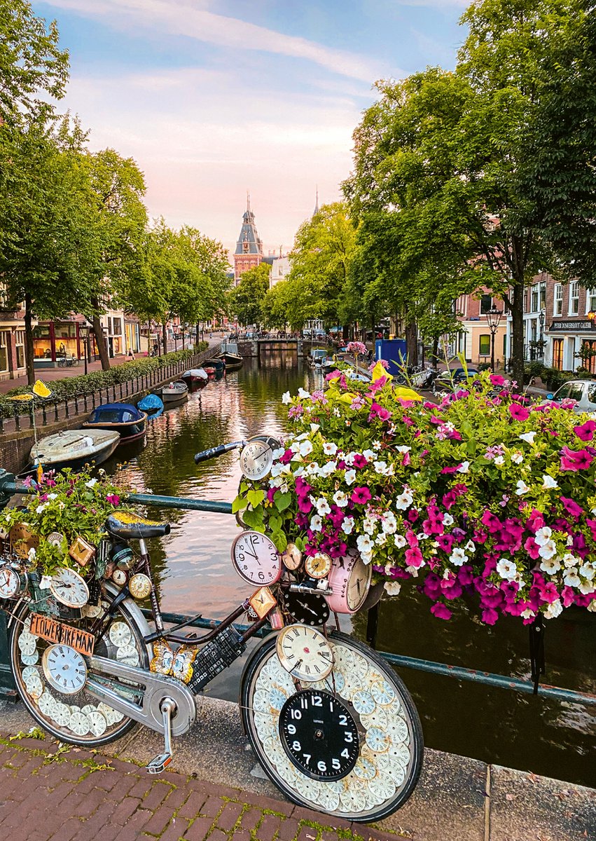 Puzzle Ravensburger Blumen ad Amsterdam - 1000 pezzi di fiori.