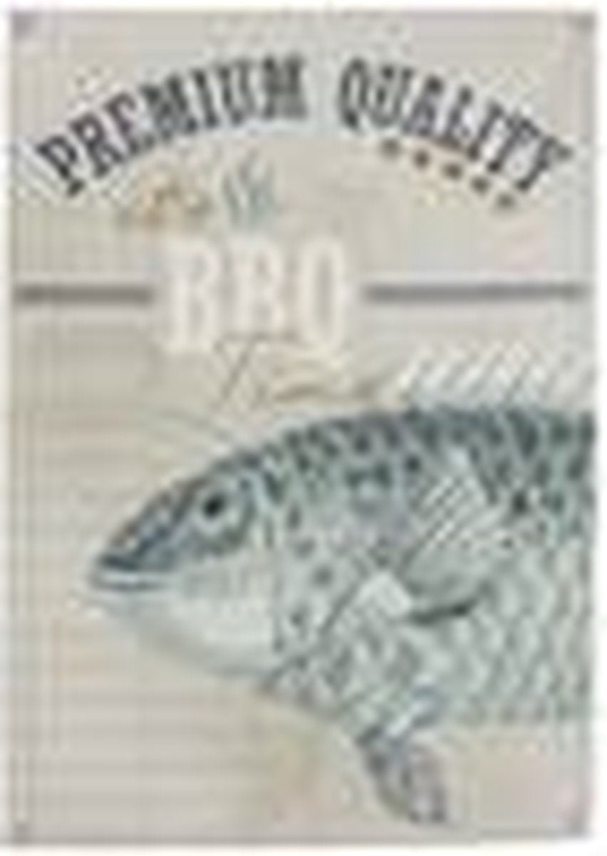 Telo da parete collezione HD BBQ nero 70x0x100cm