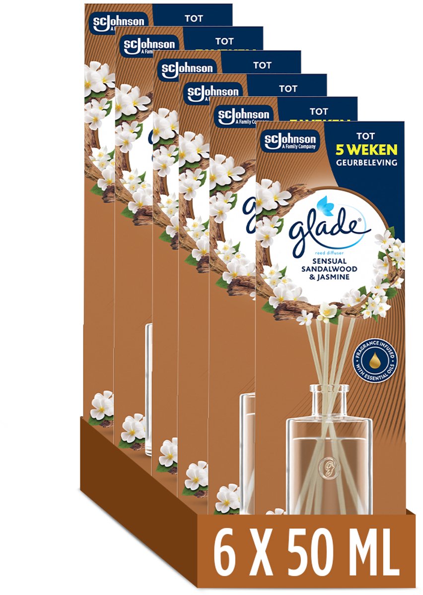 Glade geurstokjes sensual sandalwood jasmine