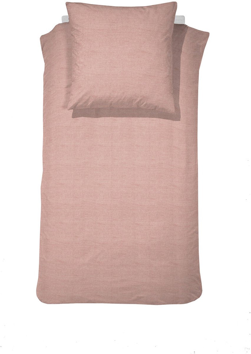 Juego de funda nórdica 1 persona Cenicienta lyn algodón 155x220 cm rosa + 1 funda de almohada 60x70