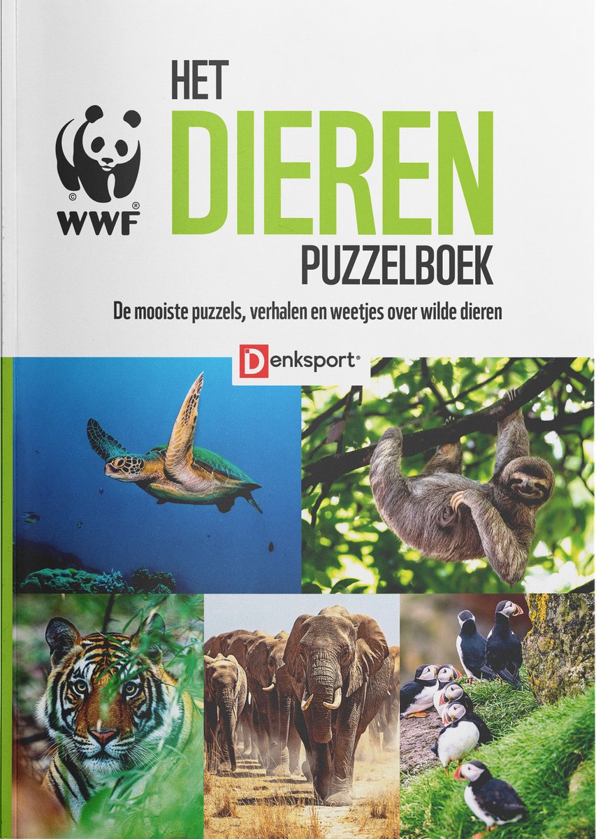 Deporte mental: el libro de rompecabezas de animales de WWF