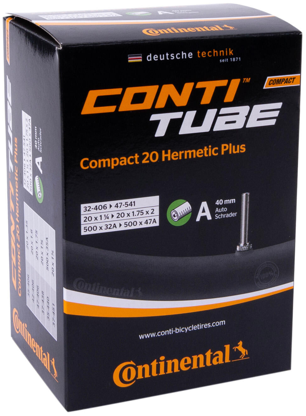Continental Tube Conti Compact 20 Herm.Plus AV 40mm