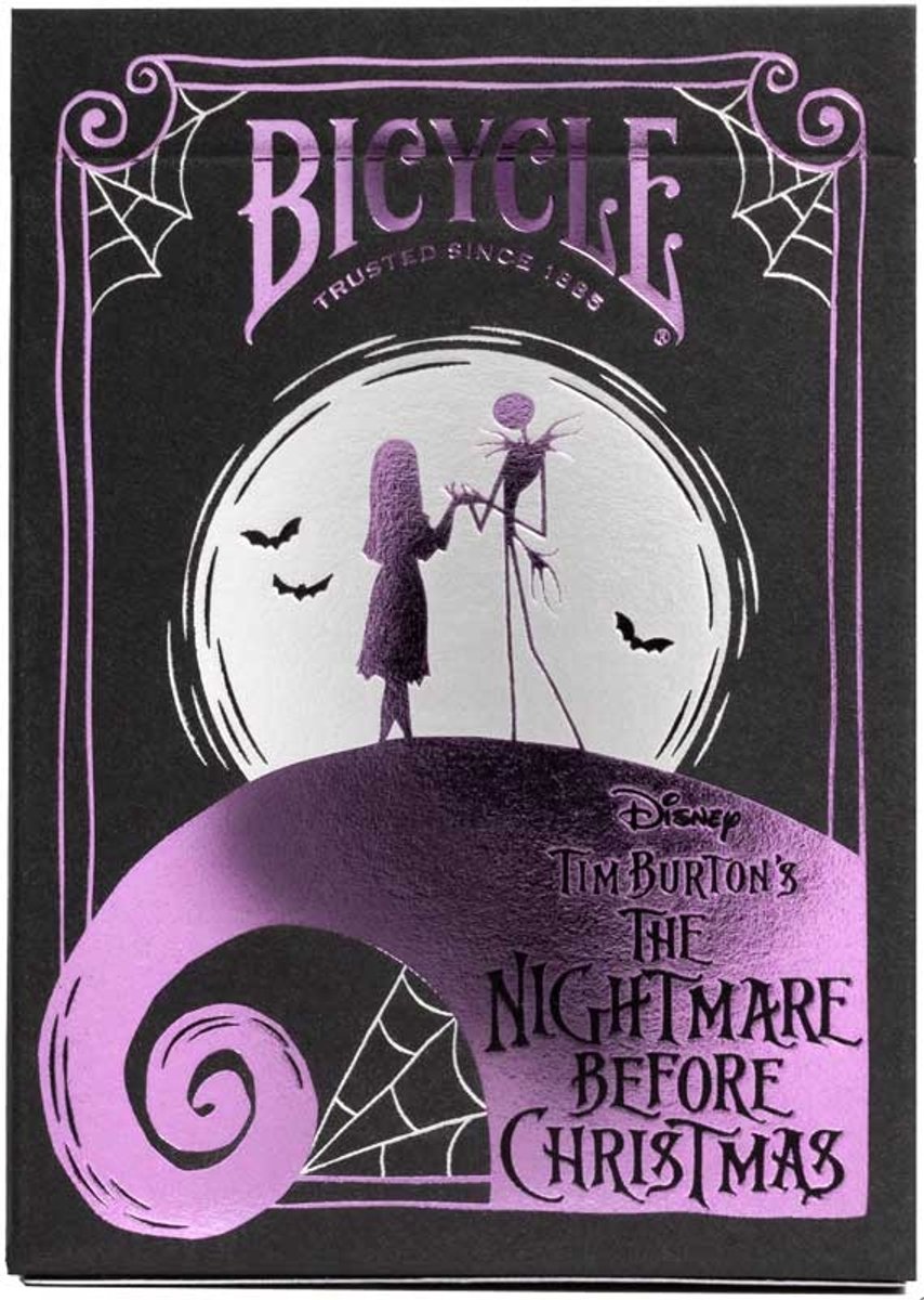 Bicycle disney tim burton's the nightmare before christmas - premium speelkaarten - ultimates - poker