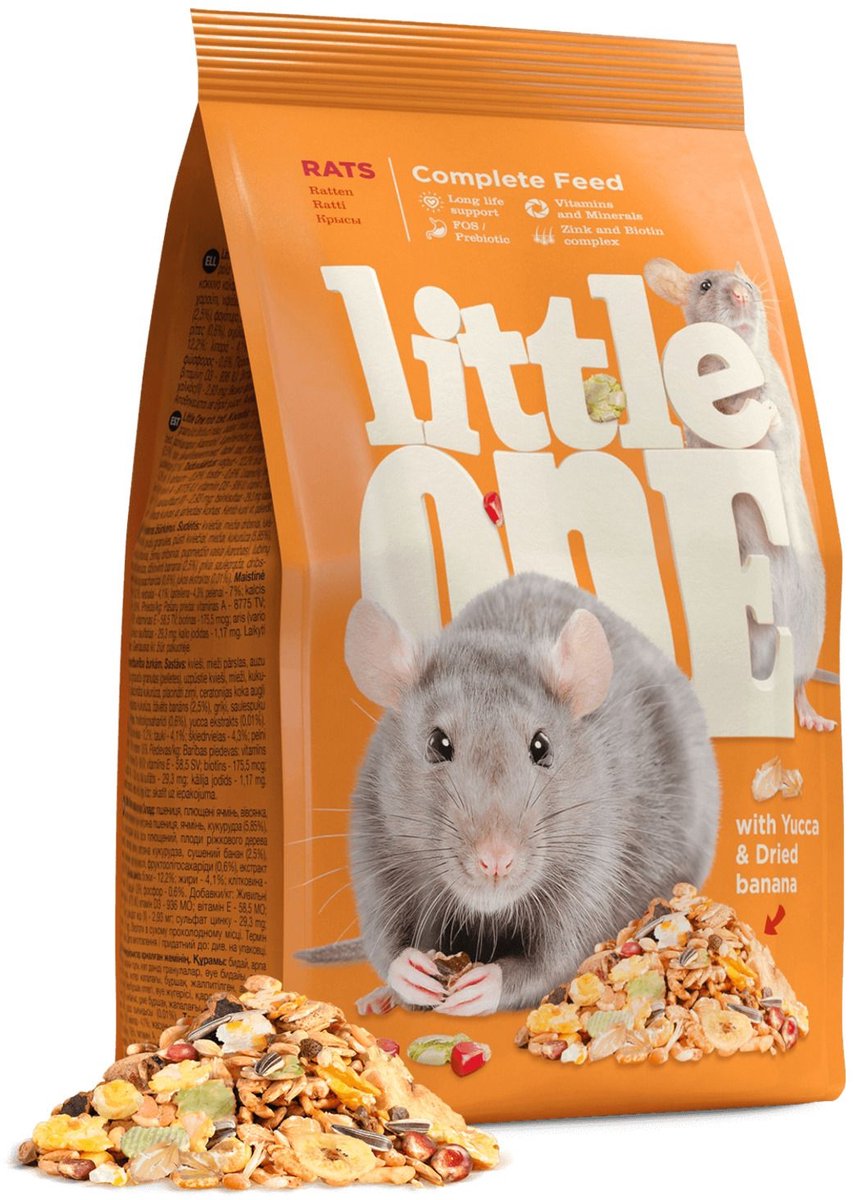 Comida para ratas Little one - comida para ratas - 900 g