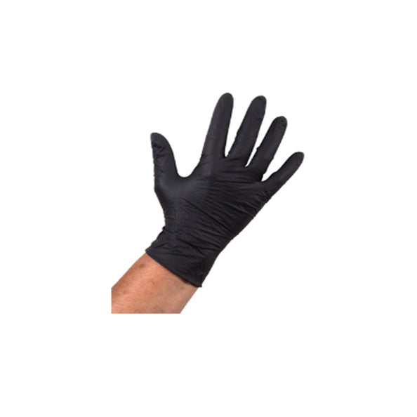 Guanto comfort nitrile nero senza polvere xl (100 pezzi)