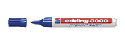 Edding pennarello indelebile 3000 (blu)
