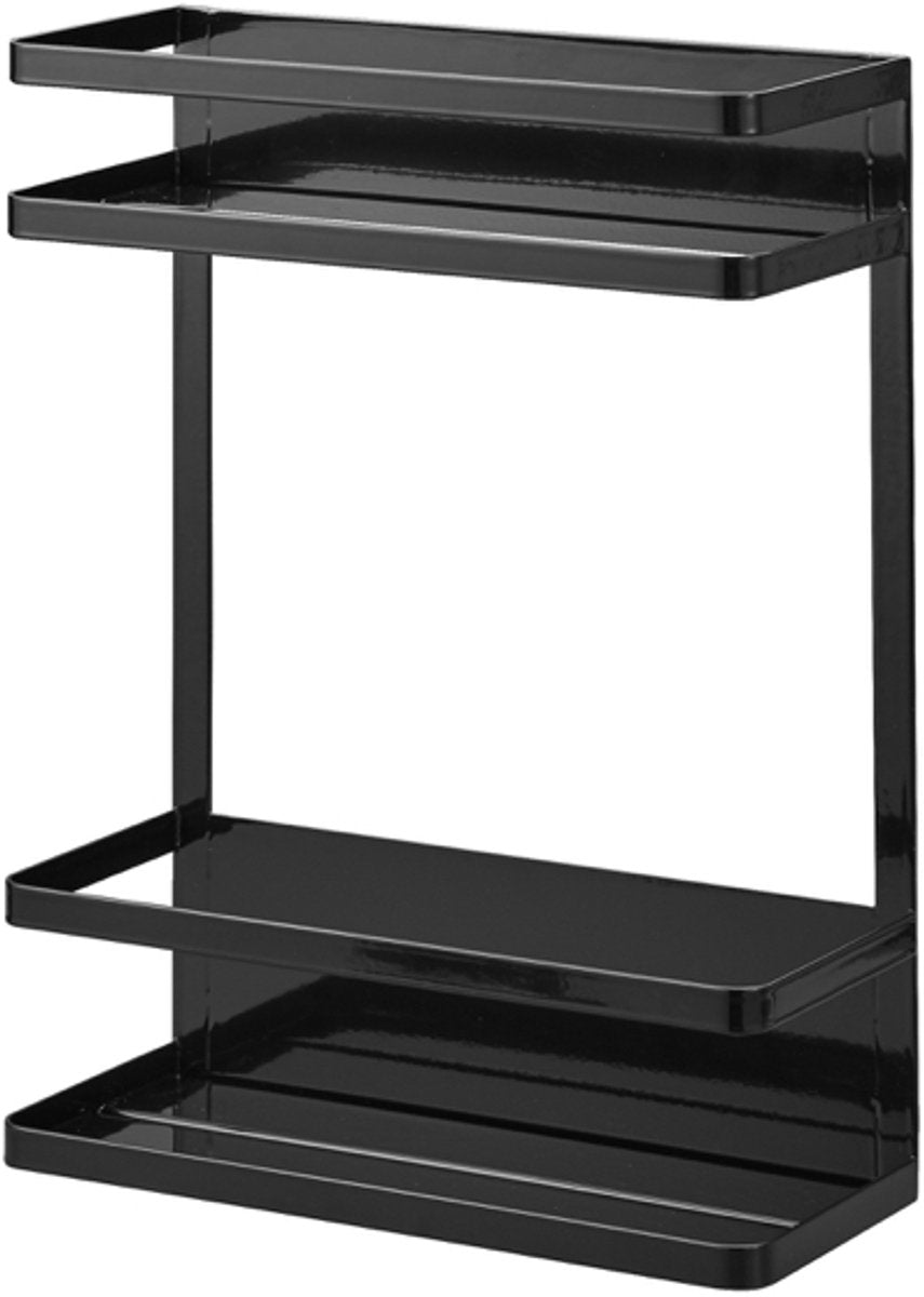 Yamazaki torre estante para detergente magnético - negro
